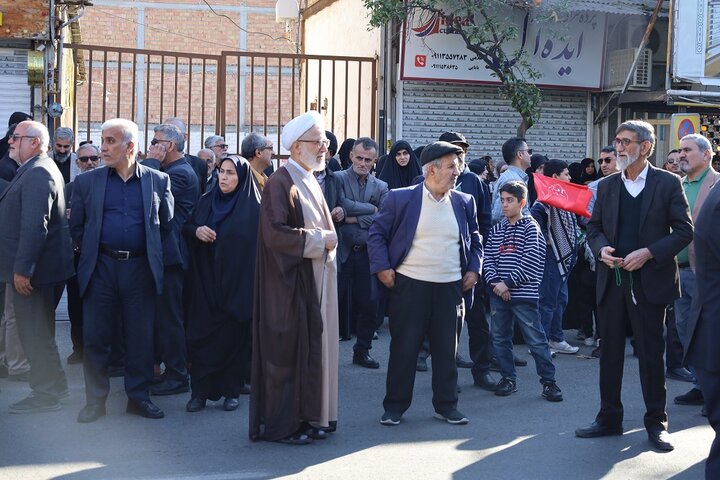 خروش مردم مرکز مازندران در راهپیمایی 22  دی