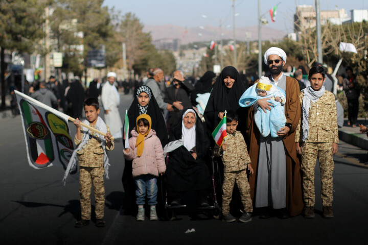 تصاویر/راهپیمایی باشکوه مردم بیرجند علیه تروریسم صهیونی آمریکایی