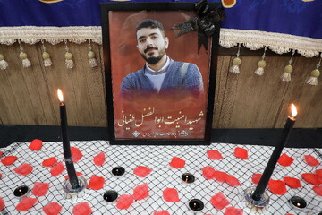 فیلم | وداع با پیکر طلبه شهید مدافع امنیت در قم