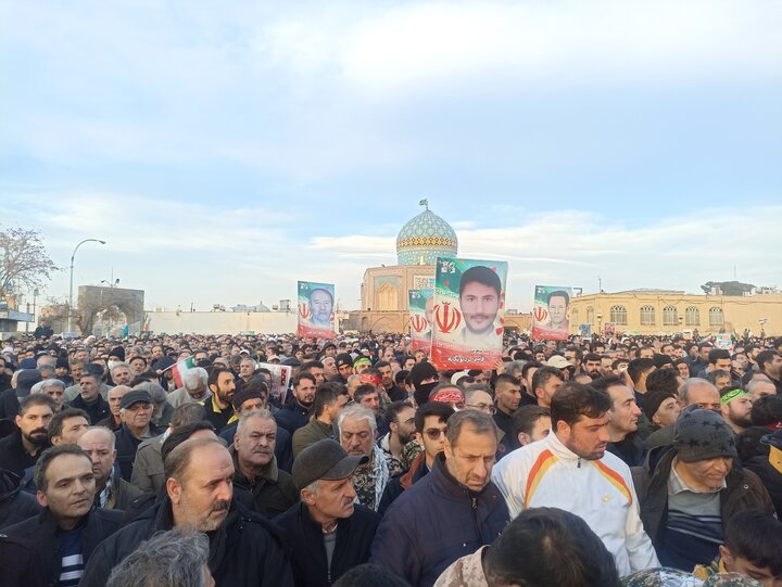 تصاویر / تشییع شهدای امنیت در قزوین