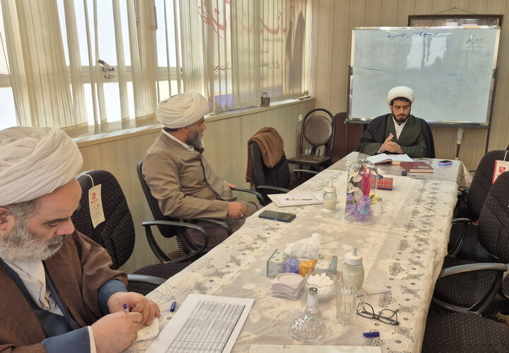 تصاویر/ آزمون مصاحبه ارتقای مجوز حکم تدریس سطوح عالی حوزه در کاشان