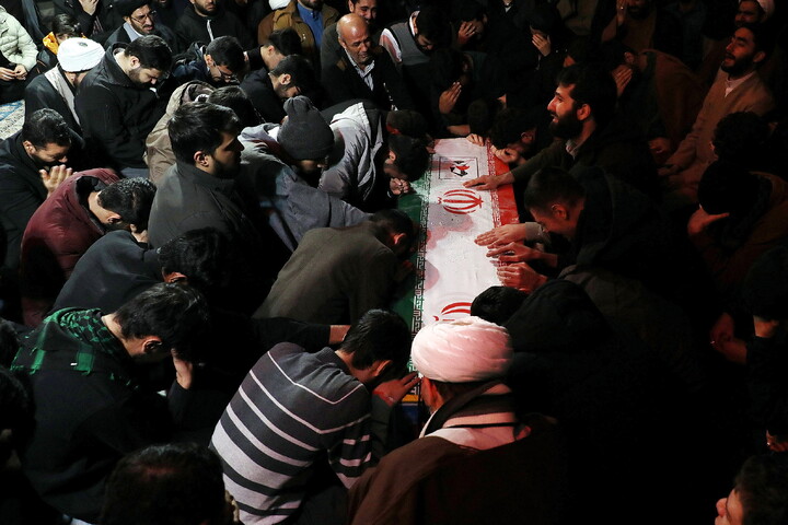 تصاویر/ مراسم وداع با پیکر شهید حجت الاسلام ابوالفضل طغیانی در قم