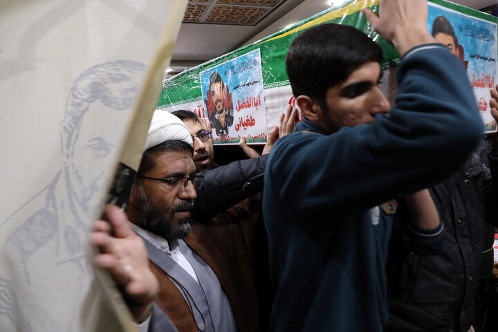 تصاویر/ مراسم وداع با پیکر شهید حجت الاسلام ابوالفضل طغیانی در قم