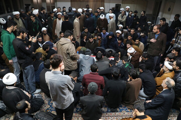 تصاویر/ مراسم وداع با پیکر شهید حجت الاسلام ابوالفضل طغیانی در قم