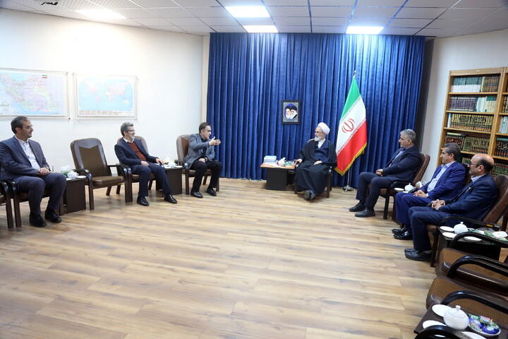 تصاویر/ دیدار رئیس دانشگاه علوم پزشکی قم با آیت الله اعرافی