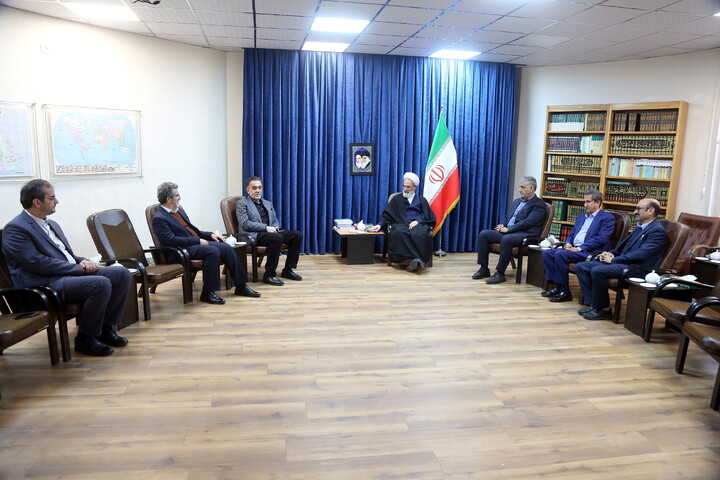 تصاویر/ دیدار رئیس دانشگاه علوم پزشکی قم با آیت الله اعرافی