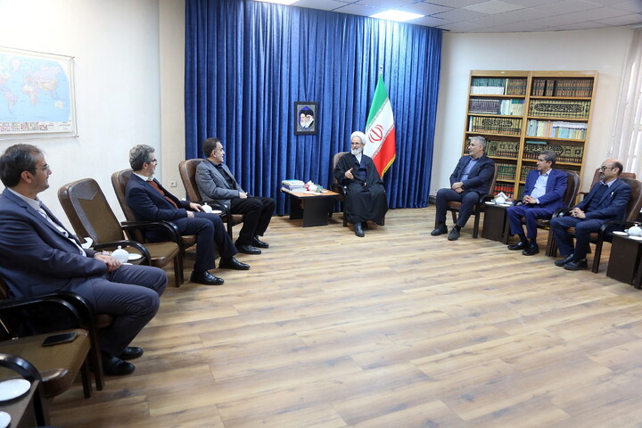 تصاویر/ دیدار رئیس دانشگاه علوم پزشکی قم با آیت الله اعرافی