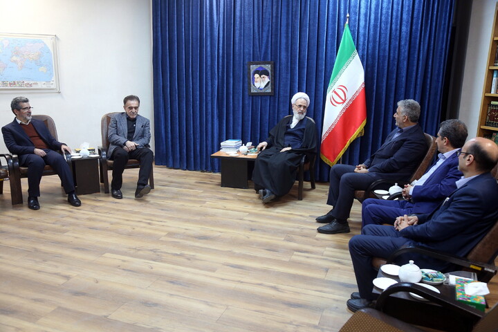 تصاویر/ دیدار رئیس دانشگاه علوم پزشکی قم با آیت الله اعرافی