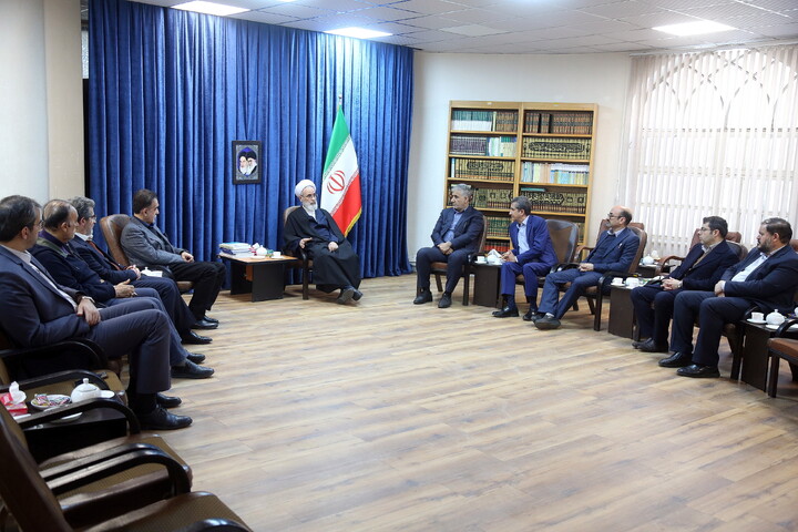 تصاویر/ دیدار رئیس دانشگاه علوم پزشکی قم با آیت الله اعرافی