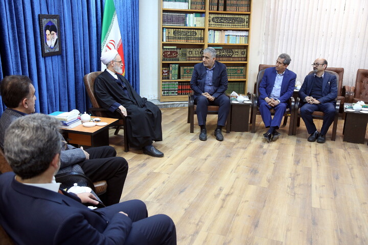 تصاویر/ دیدار رئیس دانشگاه علوم پزشکی قم با آیت الله اعرافی