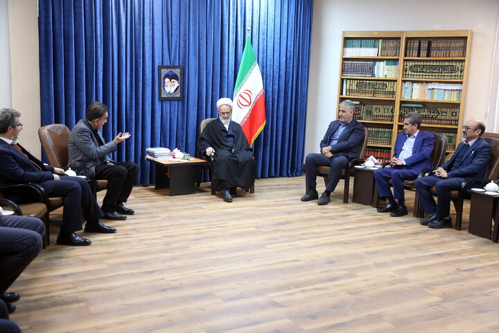 تصاویر/ دیدار رئیس دانشگاه علوم پزشکی قم با آیت الله اعرافی