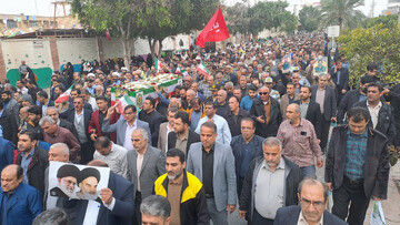 تصاویر/ تشییع پیکر دومین شهید مدافع امنیت در بوشهر