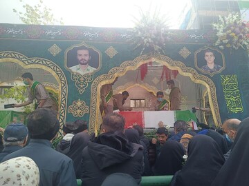 پیکرهای مطهر شهدای اغتشاشات تروریستی در تهران تشییع شدند