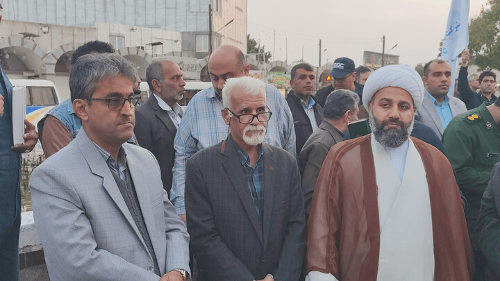 تصاویر/ راهپیمایی مردم خارگ علیه آشوبگران