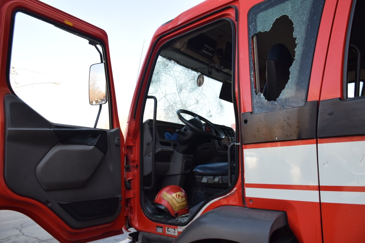 آسیب اغتشاشگران در همدان