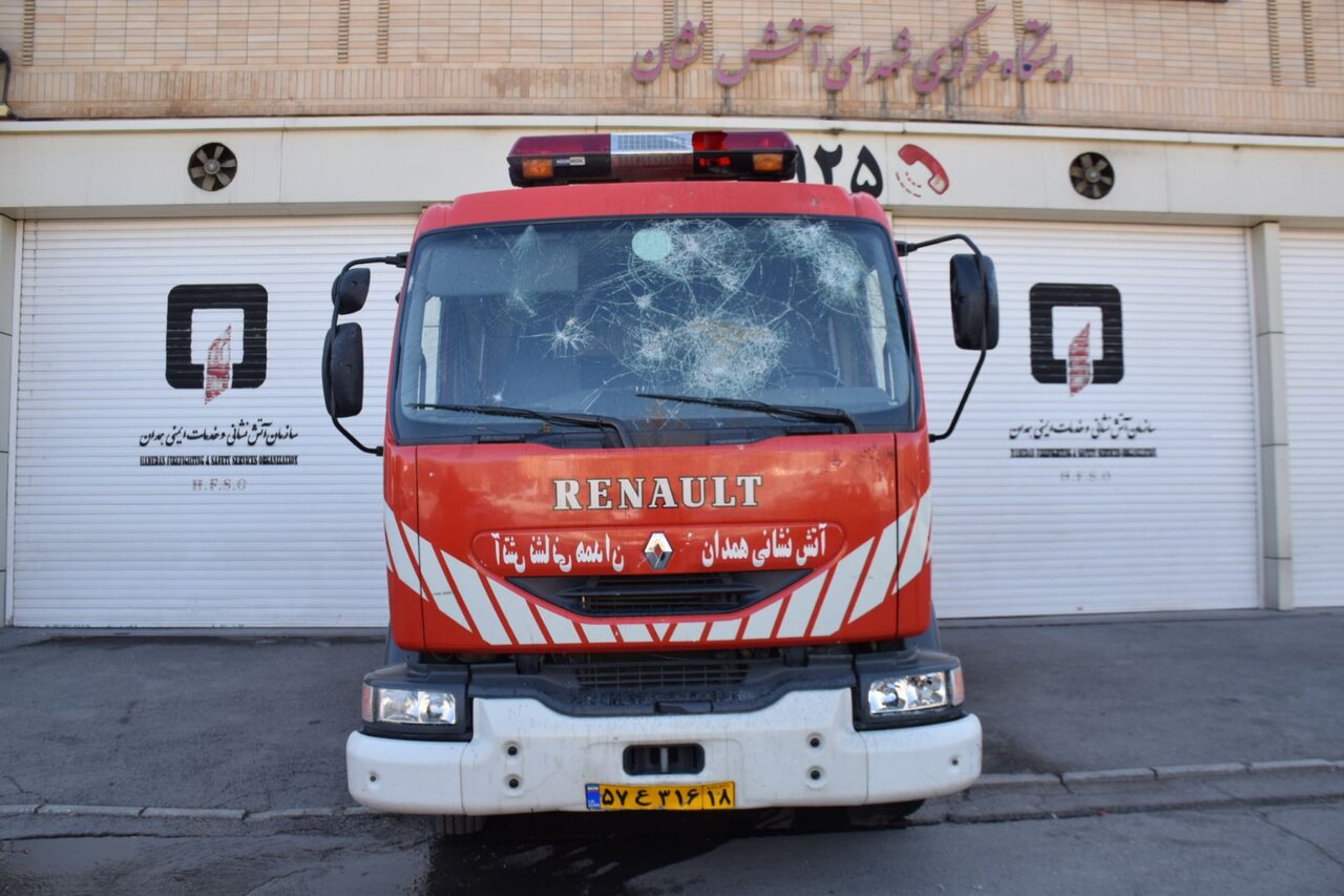 تخریب اموال مردم همدان در حملات اغتشاشگران+تصاویر