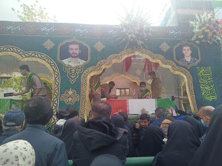 تشييع 100 شهيد ارتقوا إثر اعتداءات الارهابيين في طهران