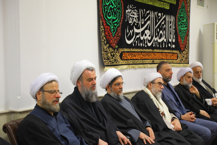 تصاویر / مراسم عزاداری شب شهادت امام موسی کاظم (ع) در دفتر آیت الله العظمی جوادی آملی