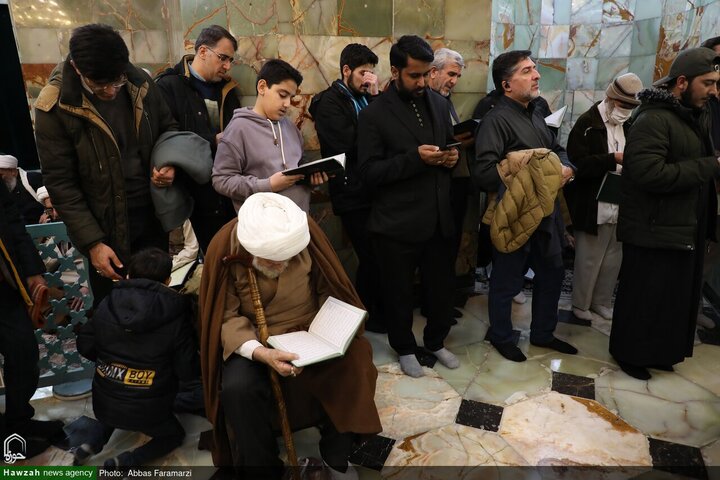 أجواء العتبة المعصومية في ليلة شهادة الإمام موسى الكاظم (عليه السلام)