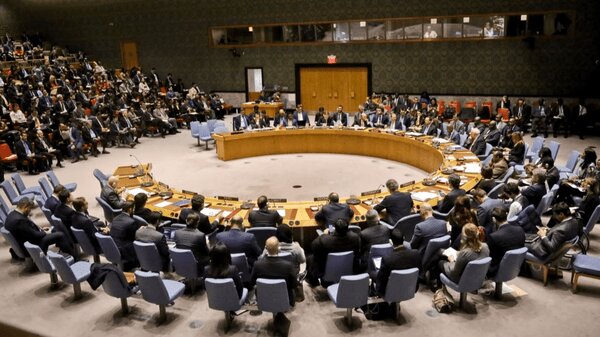 ایران کے سلسلے میں اقوام متحدہ کے سلامتی کونسل کا ہنگامی اجلاس