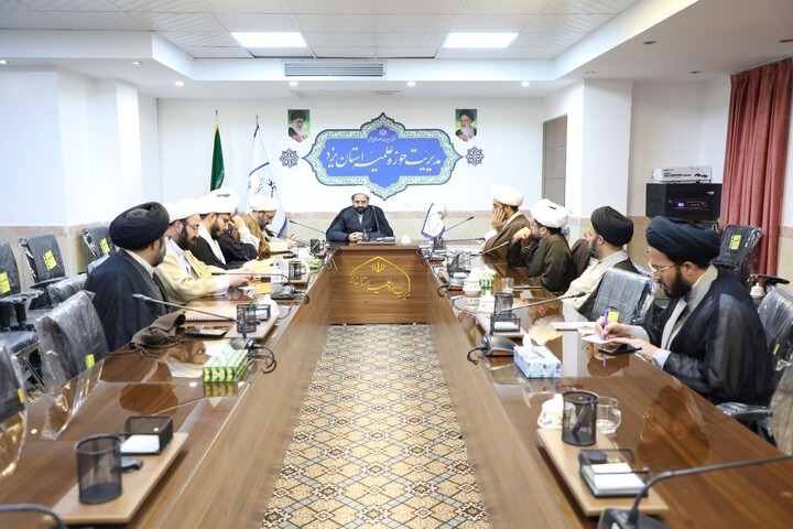 تصاویر/ نشست ماهانه معاونت تهذیب مدارس علمیه استان یزد
