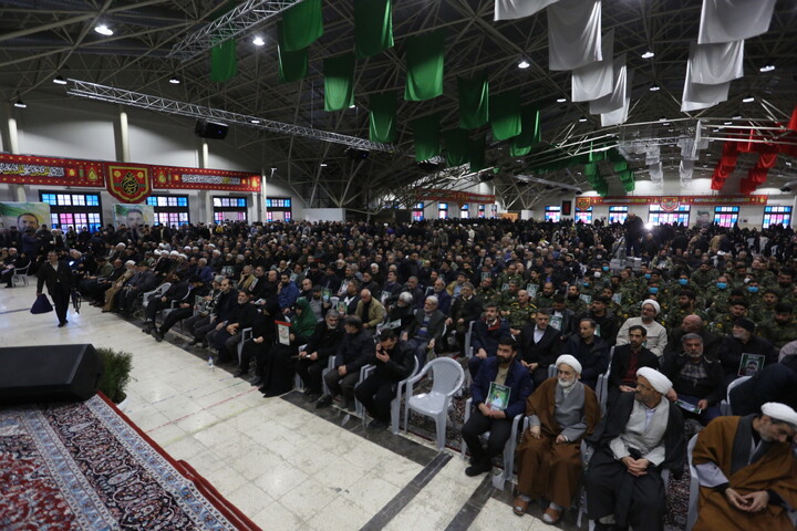 تصاویر / مراسم بزرگداشت شهدای مدافع امنیت اغتشاشات اخیر اصفهان