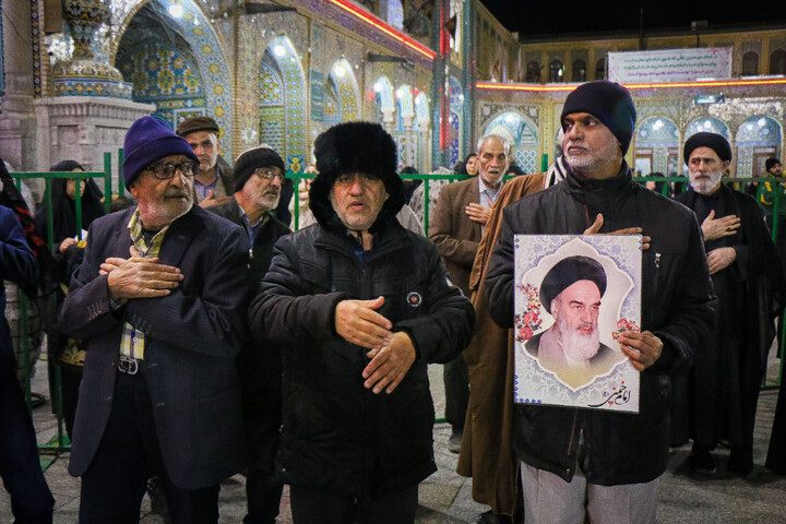 تصاویر/ اقامه دسته عزاداری شهادت امام موسی کاظم (ع) از مساجد سطح شهر به سمت حرم بانوی کرامت