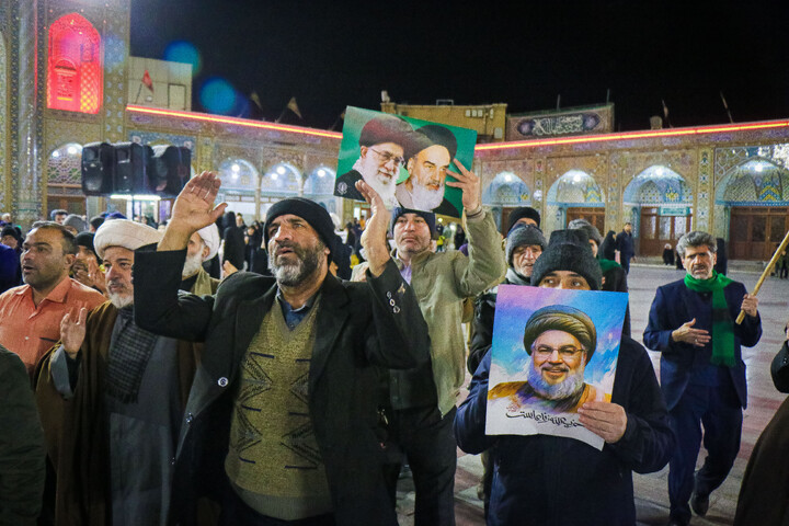 تصاویر/ اقامه دسته عزاداری شهادت امام موسی کاظم (ع) از مساجد سطح شهر به سمت حرم بانوی کرامت