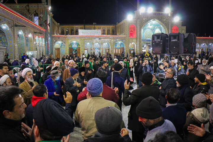 تصاویر/ اقامه دسته عزاداری شهادت امام موسی کاظم (ع) از مساجد سطح شهر به سمت حرم بانوی کرامت