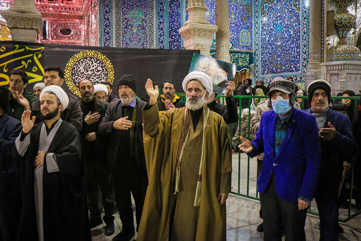 تصاویر/ اقامه دسته عزاداری شهادت امام موسی کاظم (ع) از مساجد سطح شهر به سمت حرم بانوی کرامت