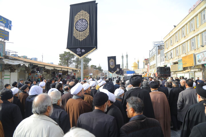 تصاویر/ مراسم تشییع  پیکر حجت الاسلام والمسلمین مجتبی بروجردی پدر شهید عیسی بروجردی