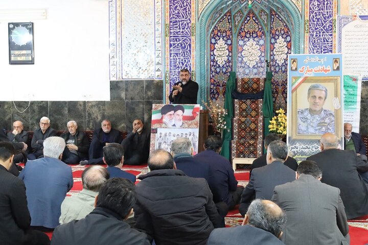 مراسم بزرگداشت شهید مدافع امنیت حاج مجید رنجبر