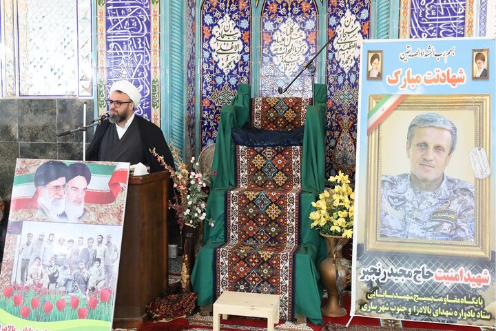 مراسم بزرگداشت شهید مدافع امنیت حاج مجید رنجبر