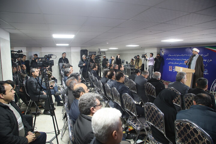 تصاویر /آیین  افتتاح پروژه 690 واحدی مسکن ملی همدان