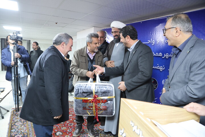 تصاویر /آیین  افتتاح پروژه 690 واحدی مسکن ملی همدان