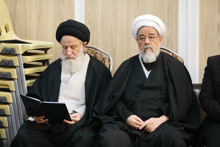 تصاویر/ مراسم ترحیم مرحوم حجت الاسلام والمسلمین مجتبی بروجردی پدر شهید عیسی بروجردی