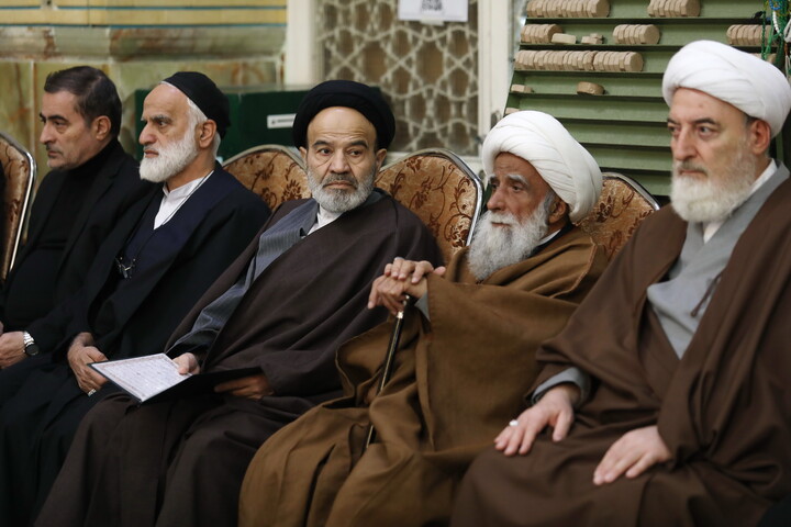 تصاویر/ مراسم ترحیم مرحوم حجت الاسلام والمسلمین مجتبی بروجردی پدر شهید عیسی بروجردی