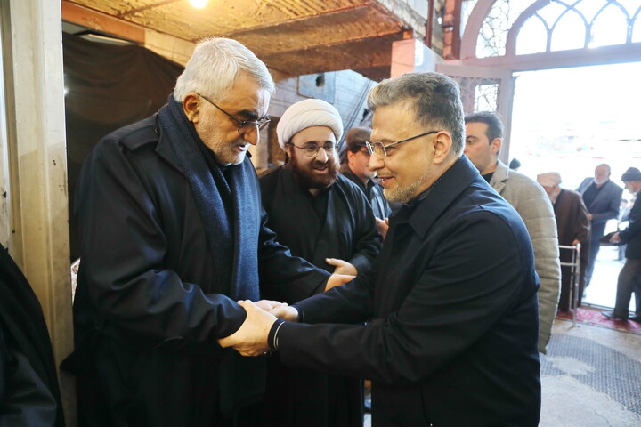 تصاویر/ مراسم ترحیم مرحوم حجت الاسلام والمسلمین مجتبی بروجردی پدر شهید عیسی بروجردی