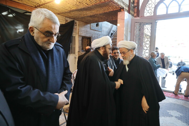 تصاویر/ مراسم ترحیم مرحوم حجت الاسلام والمسلمین مجتبی بروجردی پدر شهید عیسی بروجردی