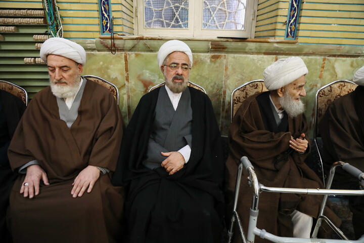 تصاویر/ مراسم ترحیم مرحوم حجت الاسلام والمسلمین مجتبی بروجردی پدر شهید عیسی بروجردی