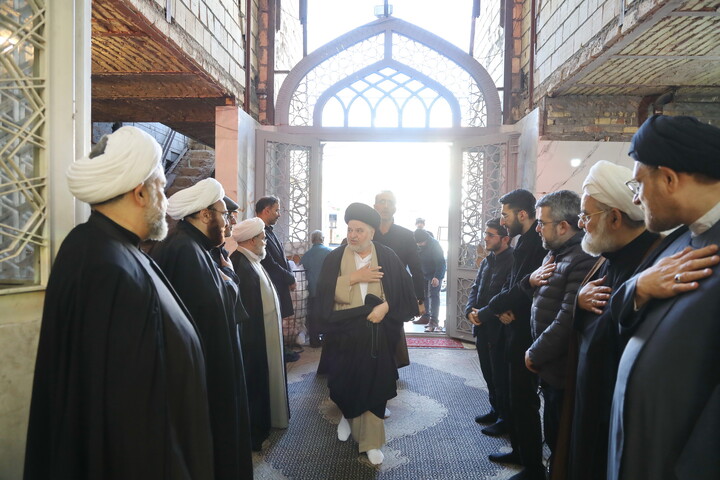 تصاویر/ مراسم ترحیم مرحوم حجت الاسلام والمسلمین مجتبی بروجردی پدر شهید عیسی بروجردی