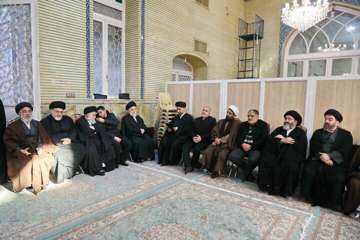 تصاویر/ مراسم ترحیم مرحوم حجت الاسلام والمسلمین مجتبی بروجردی پدر شهید عیسی بروجردی