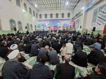 تصاویر/ مراسم ختم شهید حاج محسن حاجی زاده بیدگلی شهید امنیت