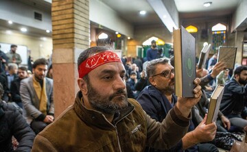 برگزاری تجمع مردمی در محکومیت هتک حرمت مساجد و حریم قرآن در مسجد شهید بهشتی