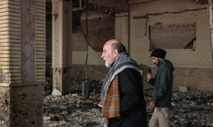 تصاویر/ مراسم عزاداری در حسینیه موج الحسین(ع) پس از حملات تروریستی