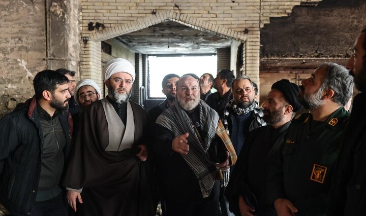 تصاویر/ مراسم عزاداری در حسینیه موج الحسین(ع) پس از حملات تروریستی