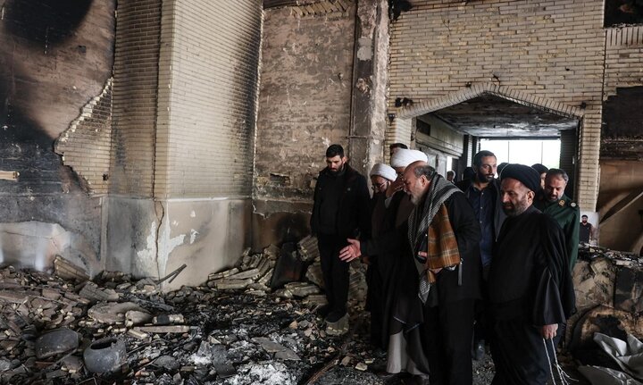 تصاویر/ مراسم عزاداری در حسینیه موج الحسین(ع) پس از حملات تروریستی