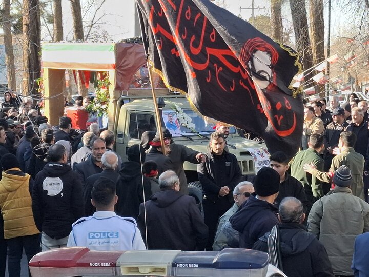 تصاویر؛تشییع پیکر سرباز وطن شهید مدافع امنیت حاج محسن حاجی زاده بیدگلی در اران وبیدگل