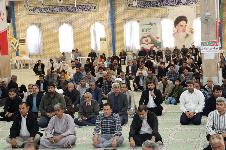 تصاویر/ نمازجمعه ۲۶ دی ۱۴۰۴ بندر دیّر