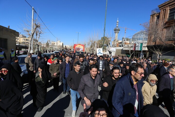 تصاویر/ تشییع پیکر مطهر هفت شهید اغتشاشات اخیر در اصفهان